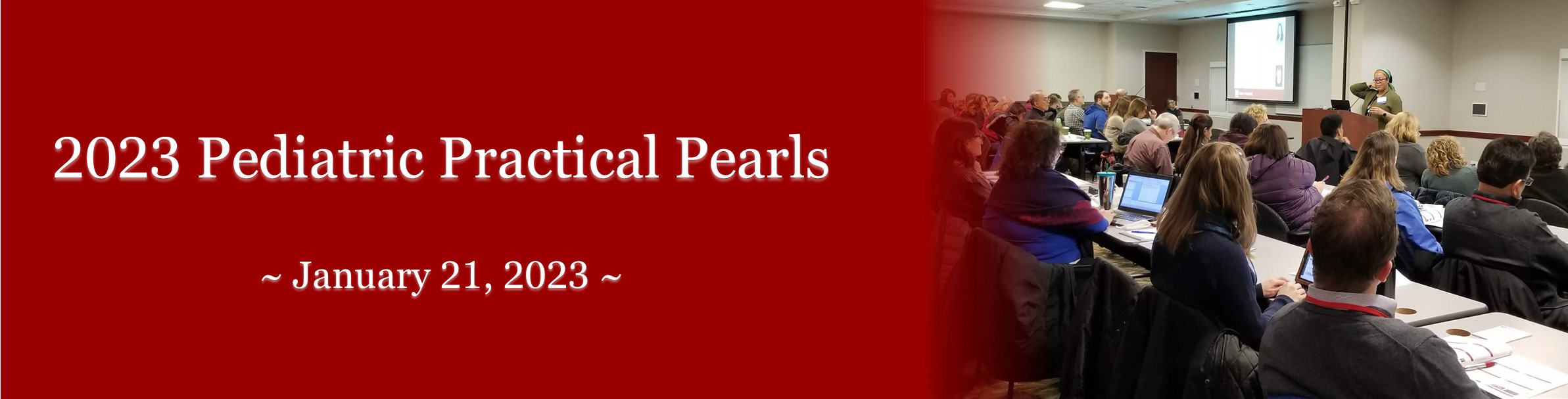 January 2023 Pediatric Practical Pearls Banner